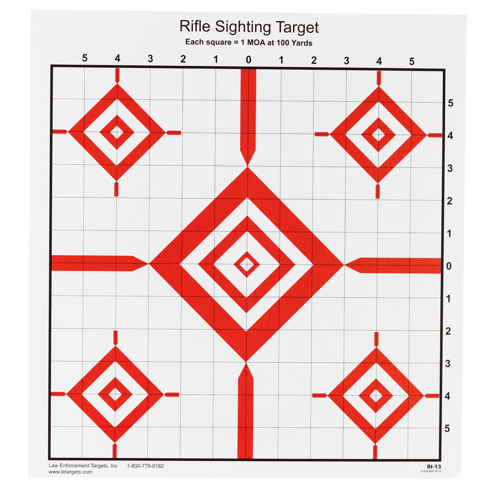Action Target Rifle Sighting 100-Pack