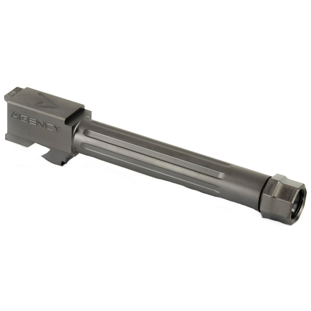 Agency Mid-Line Barrel For Glock 17 Flat Threaded Black