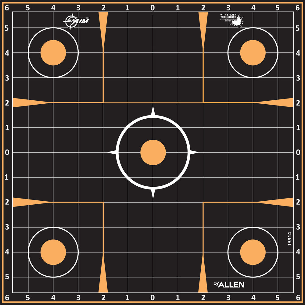 Allen EZ Aim 12X12 Sight-In 5-Pack