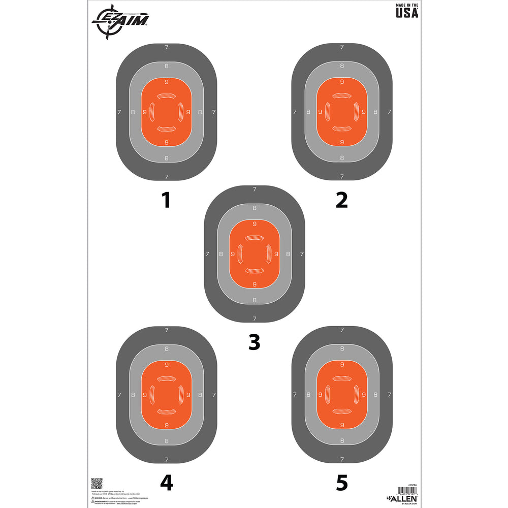 Allen EZ Aim 5 Spot Target 23X35 50-Pack