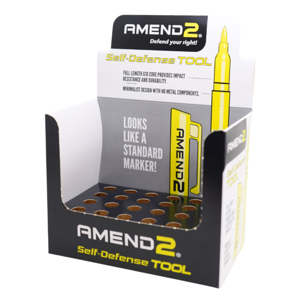 Amend2 G10 Self-Defense Pen Yellow Disp