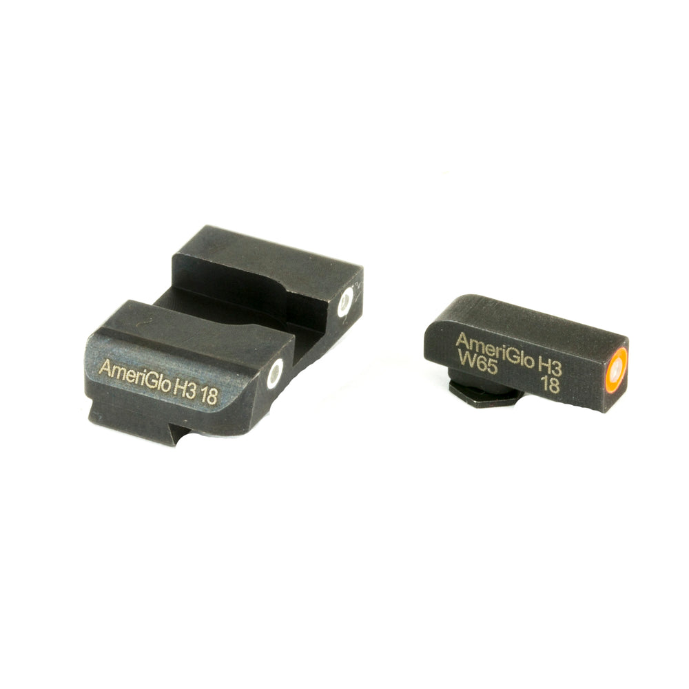 Ameriglo Tritium F/R For Glock 17/19 Orange