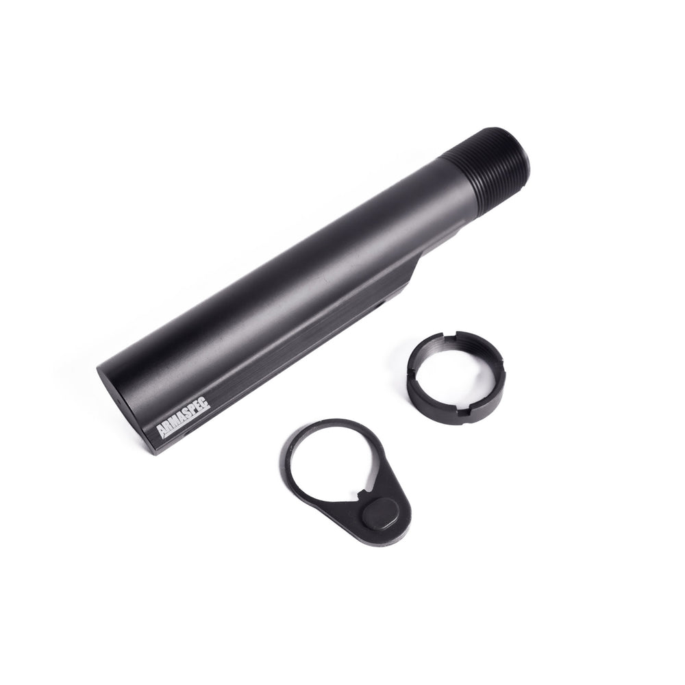 Armaspec Carbine Buffer Tube Kit with End Plate/Castle Nut
