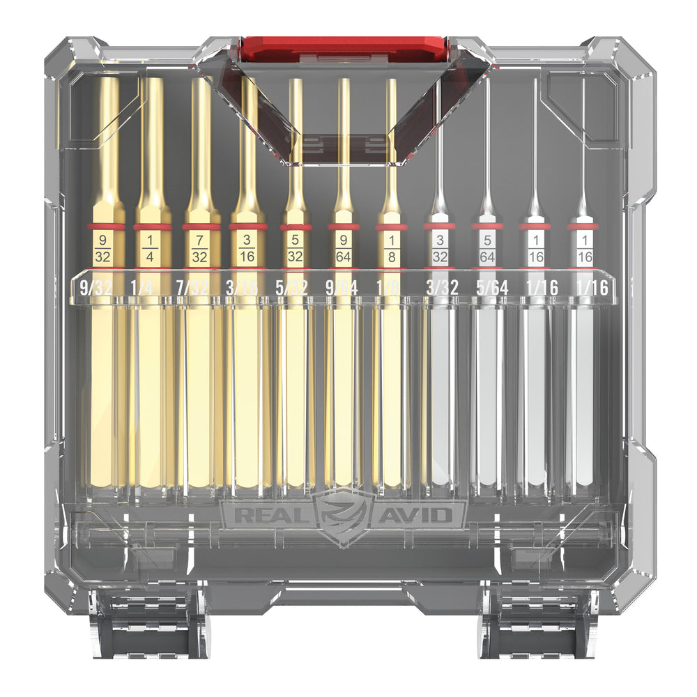 Real Avid Accu-Punch 11-Piece BR/Steel Pouch