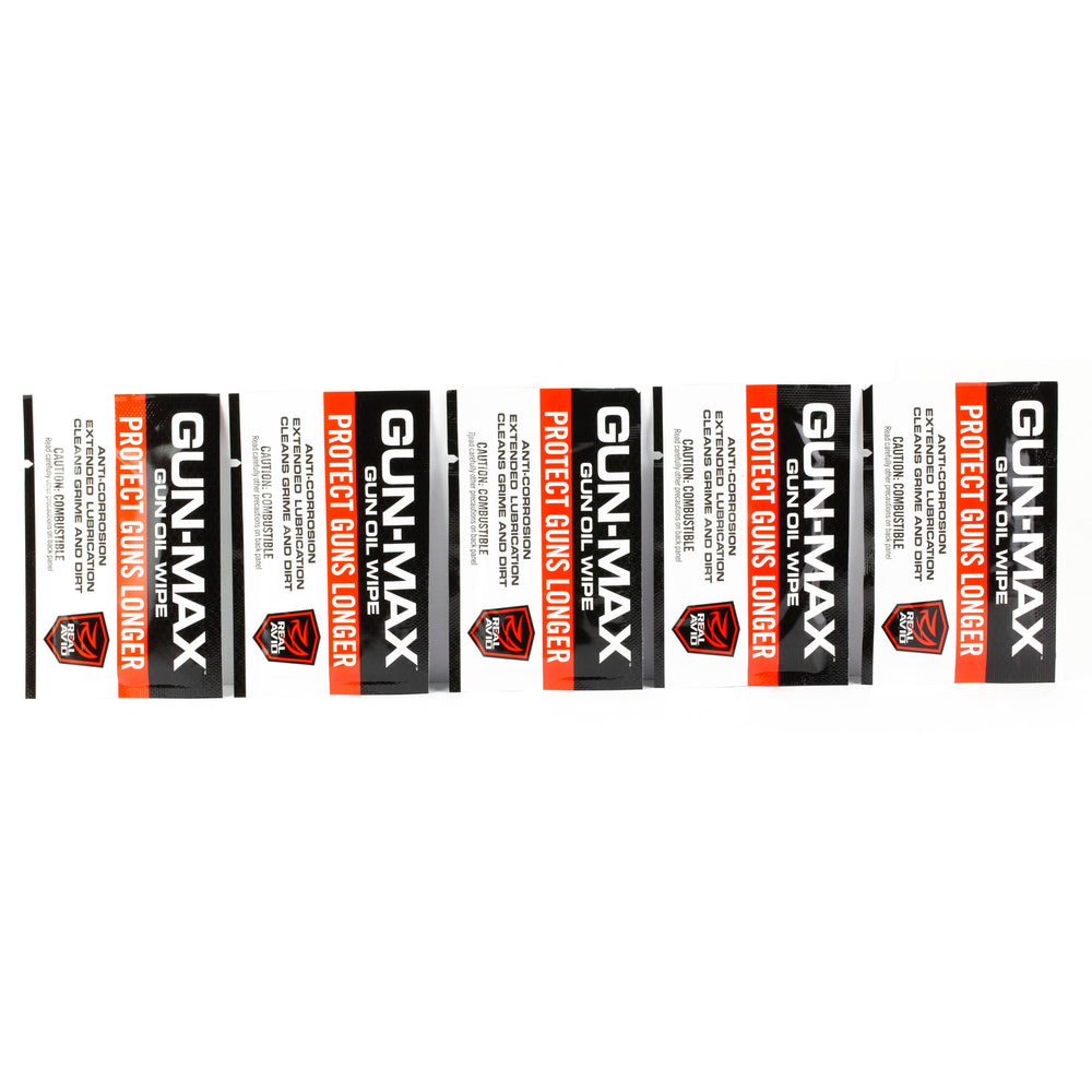 Real Avid Gun-Max Oil Wipes 25-Pack