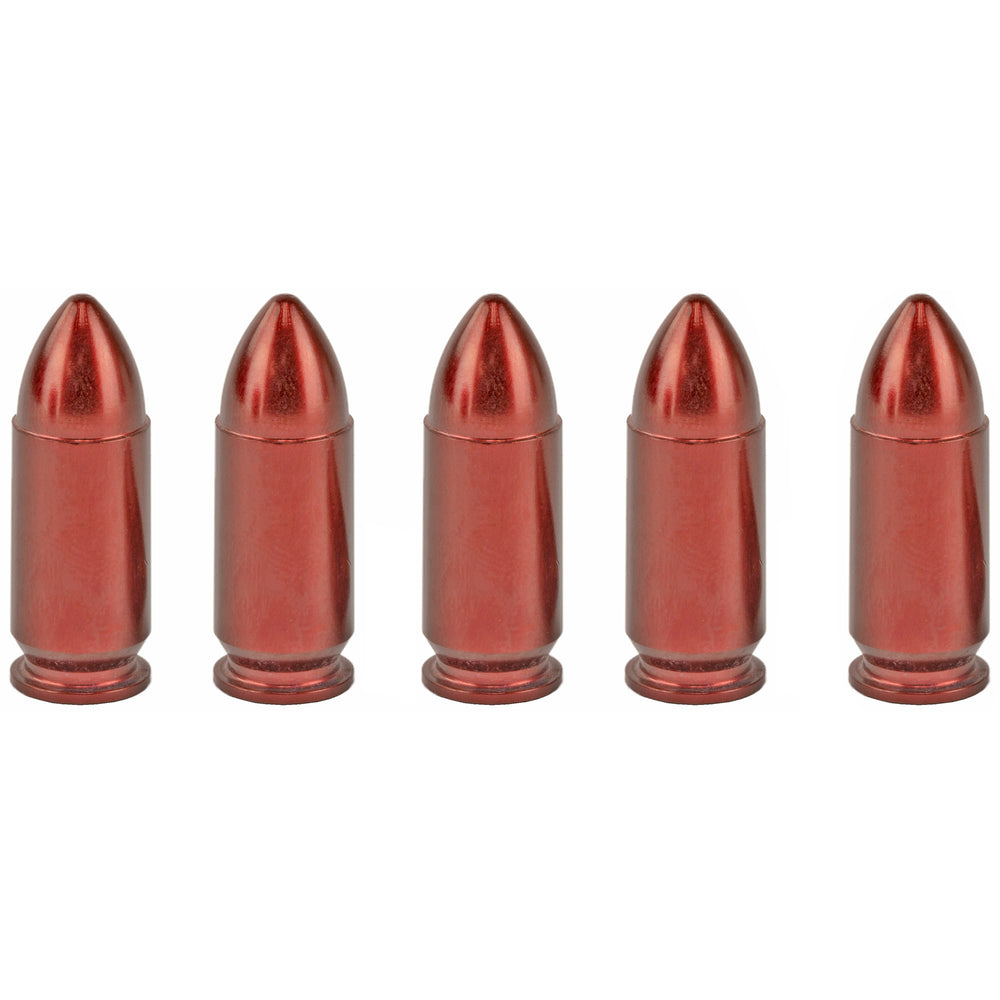 A-Zoom Snap Caps 9mm 5-Pack Red