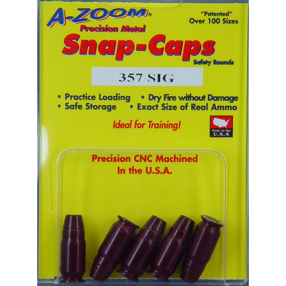 A-Zoom Snap Caps .357 SIG 5-Pack