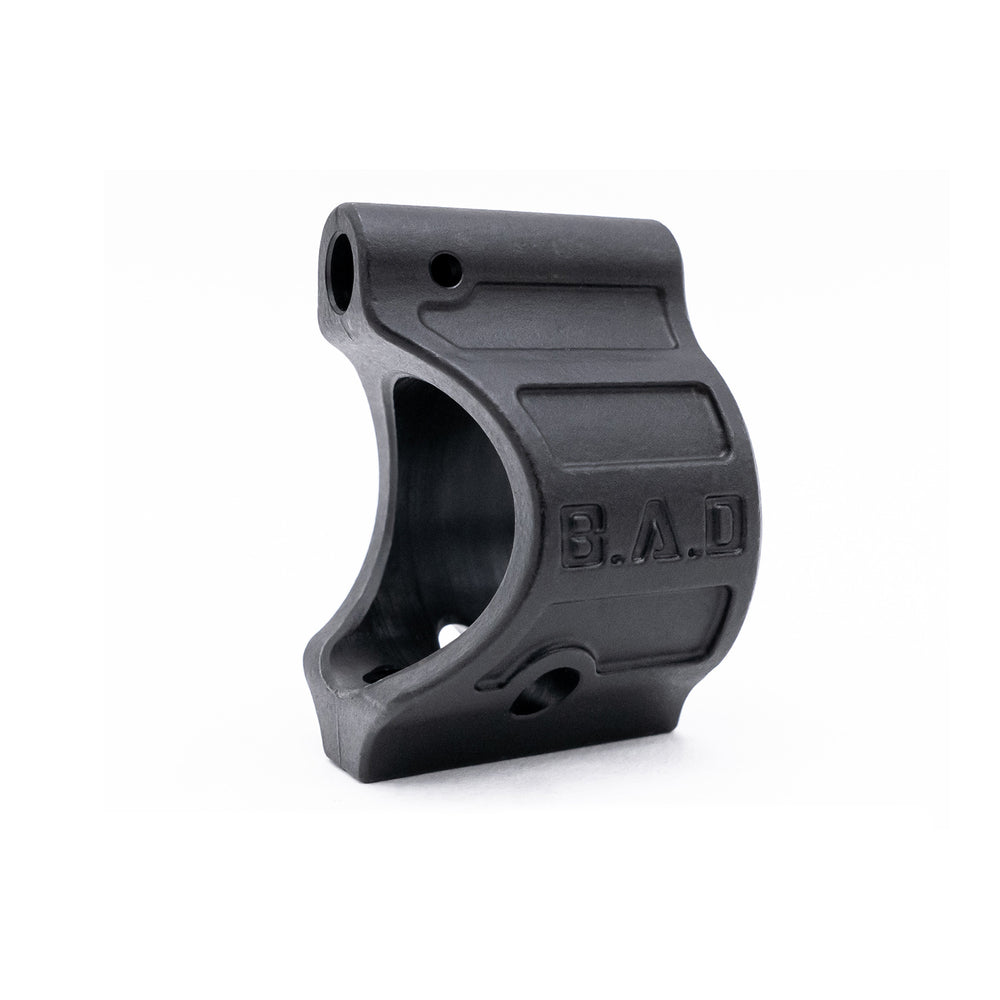 BAD White Low Prfle Gas Block .750 Black