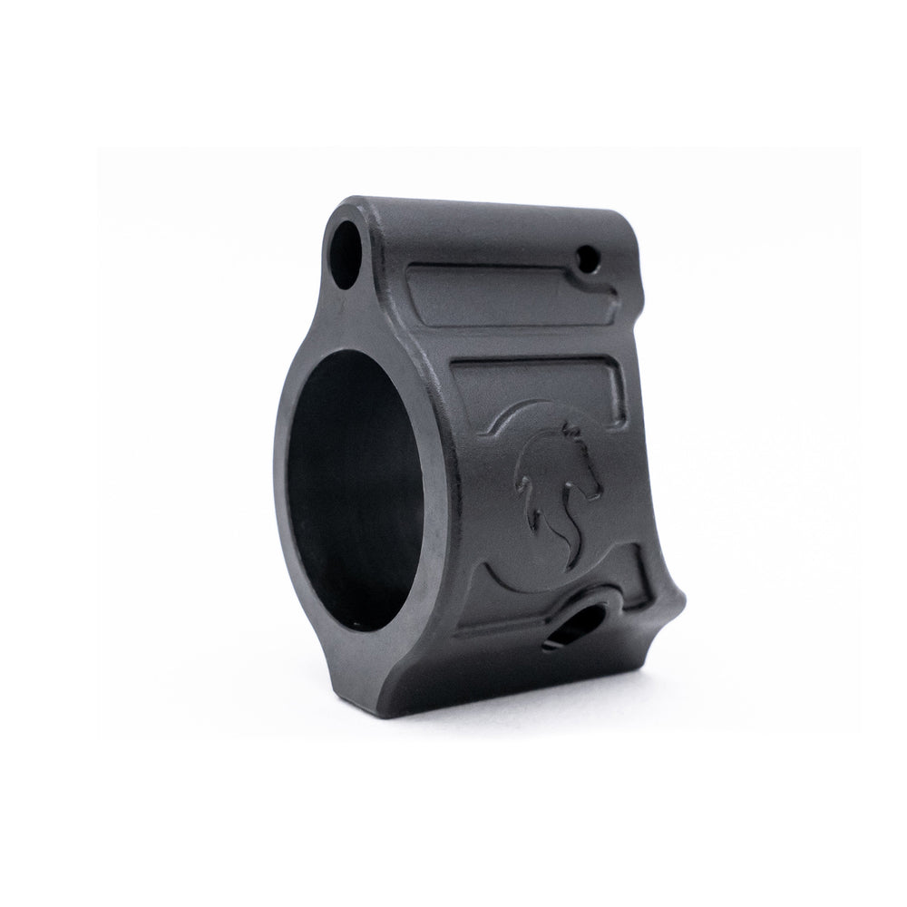 BAD White Low Prfle Gas Block .750 Black