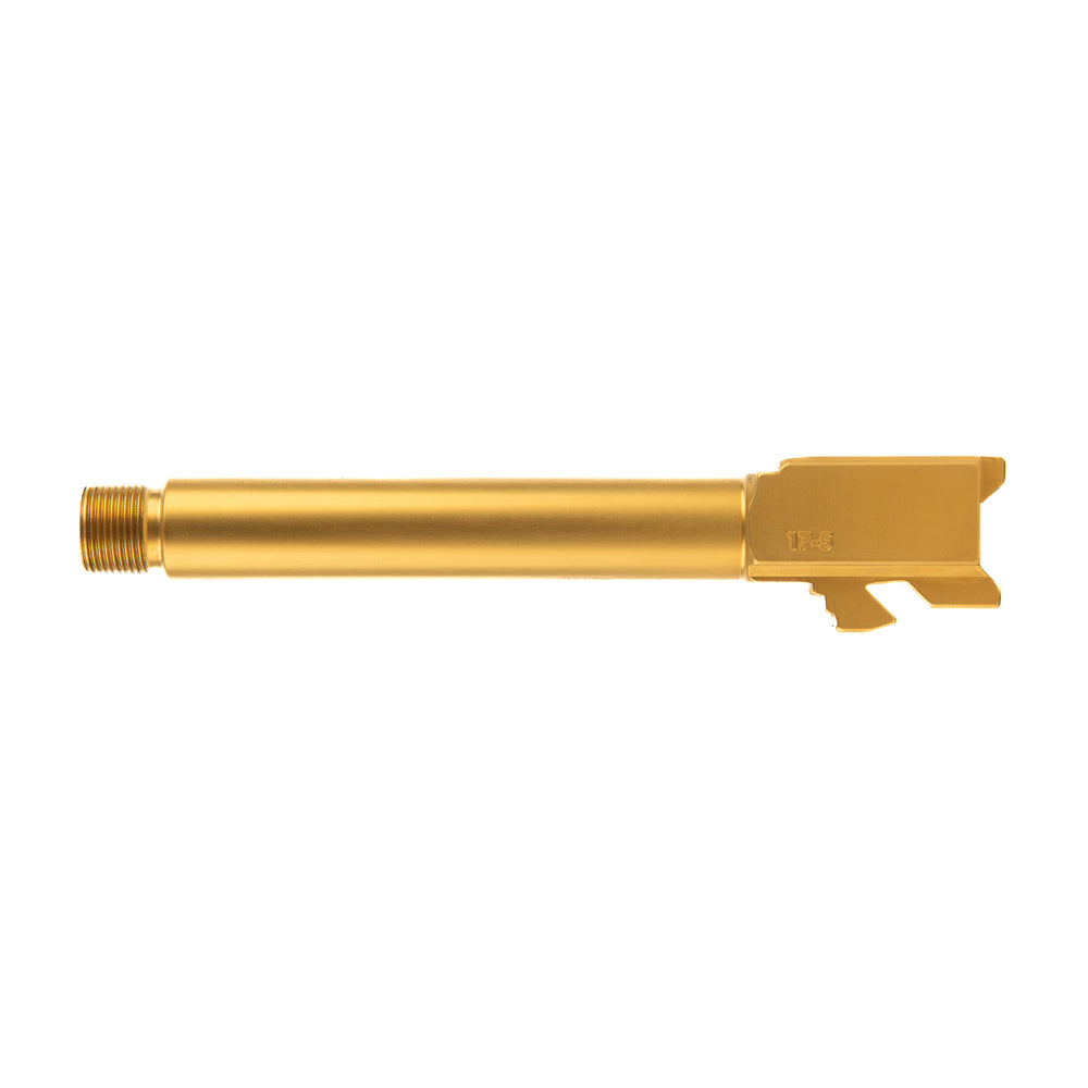 Ballistic Barrel For Glock 17 G5 Threaded Gold