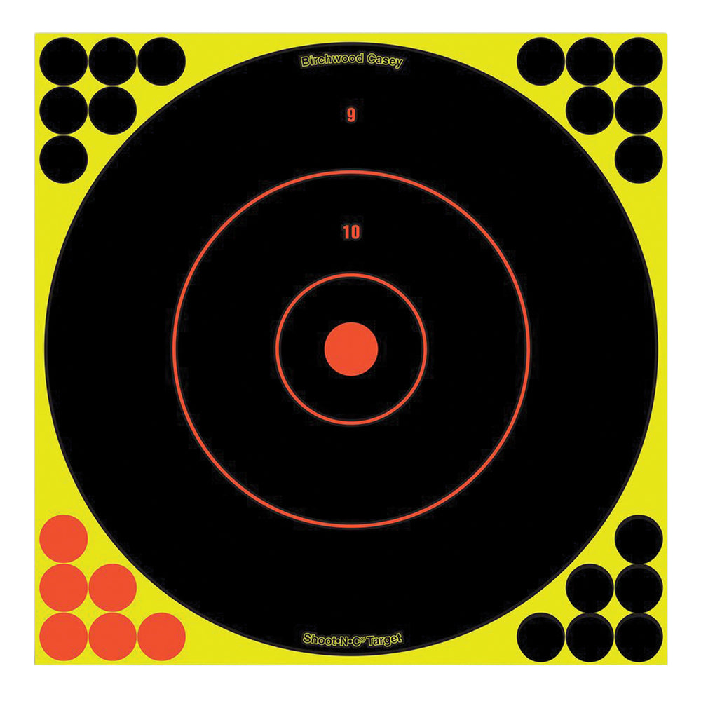 Birchwood Casey Shoot-N-C Round Bullseye Target 5-12