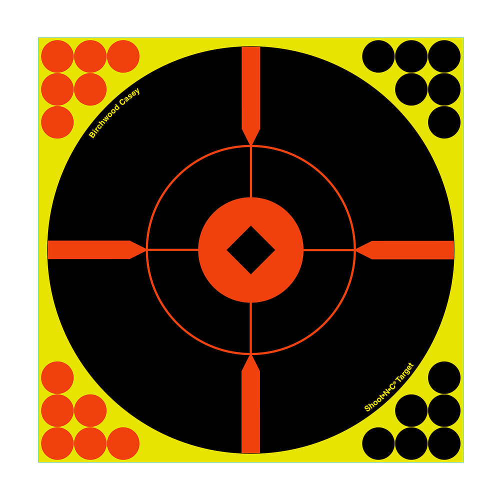 Birchwood Casey Shoot-N-C Round CH Bullseye Target 5-12
