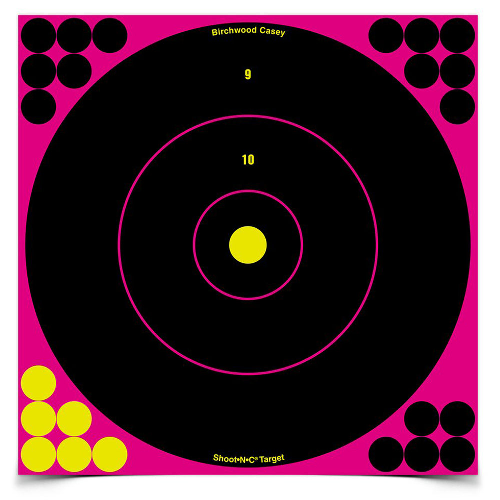 Birchwood Casey Shoot-N-C Round Bullseye Target 5-12 P