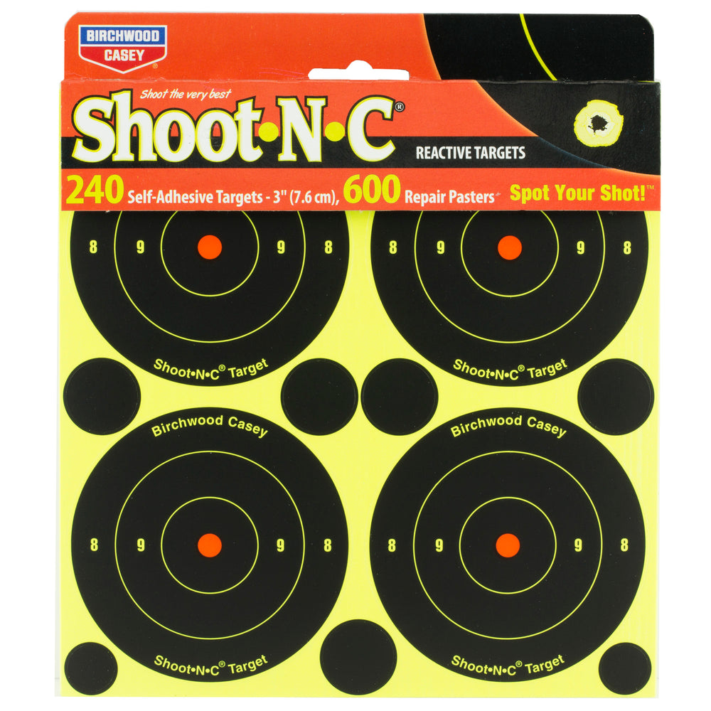 Birchwood Casey Shoot-N-C Round Bullseye Target 240-3