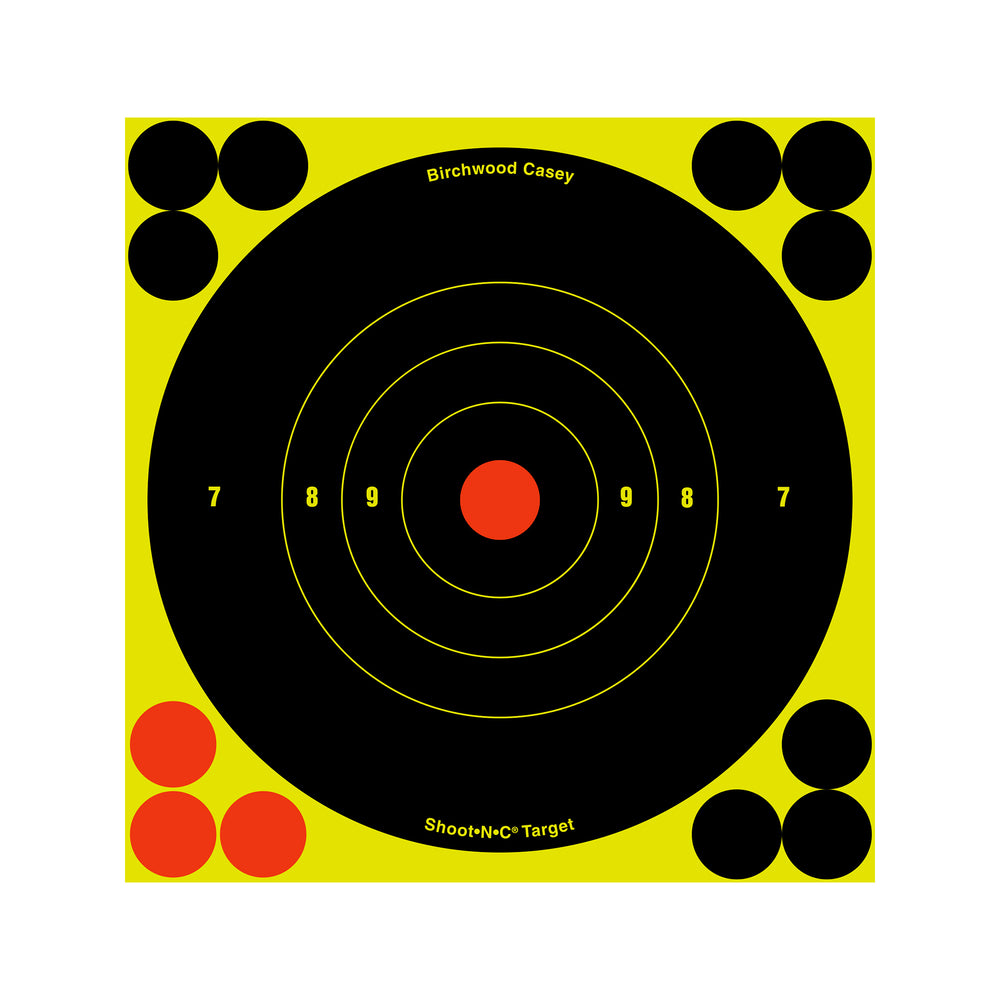 Birchwood Casey Shoot-N-C Round Bullseye Target 12-6