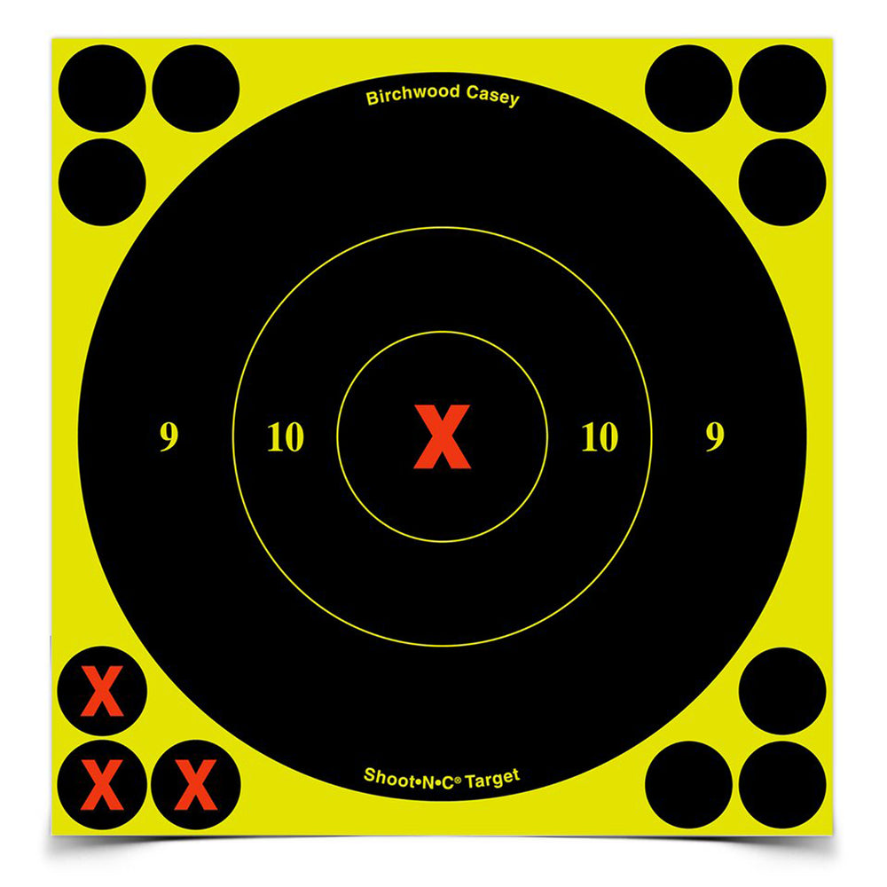 Birchwood Casey Shoot-N-C Round X-Bullseye Target 60-6