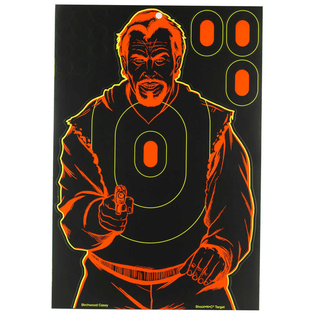 Birchwood Casey Shoot-N-C BAD Guy Silhouette 5-Pack