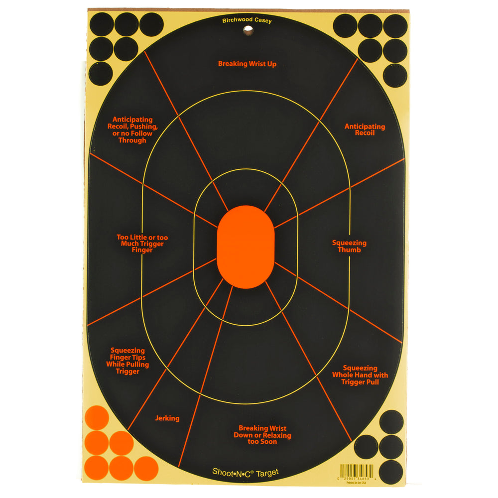 Birchwood Casey Shoot-N-C Handgun TRNR 5-12X18
