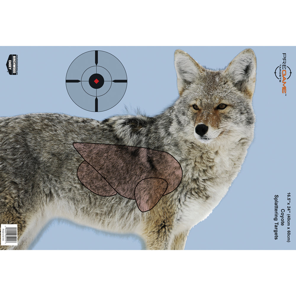 Birchwood Casey Pregame Coyote Target 3-16.5x24