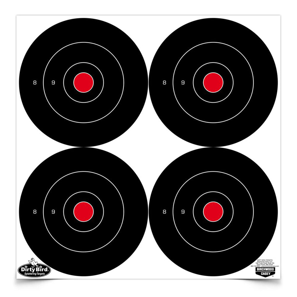 Birchwood Casey Dirty Bird Round Bullseye Target 48-6