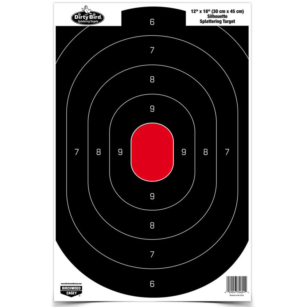 Birchwood Casey Dirty Bird Silhouette Target 8-12X18