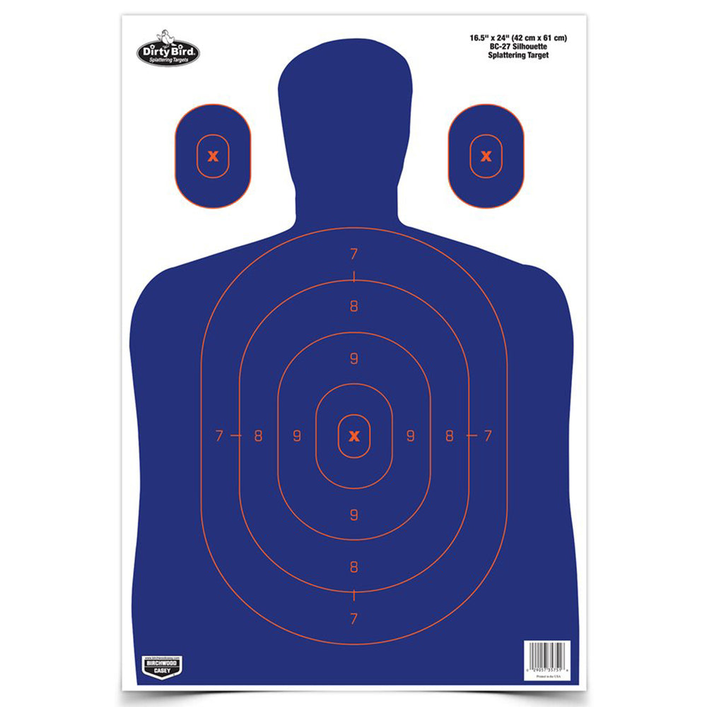 Birchwood Casey Dirty Bird Blued/Or Silhou Target 3-Pack