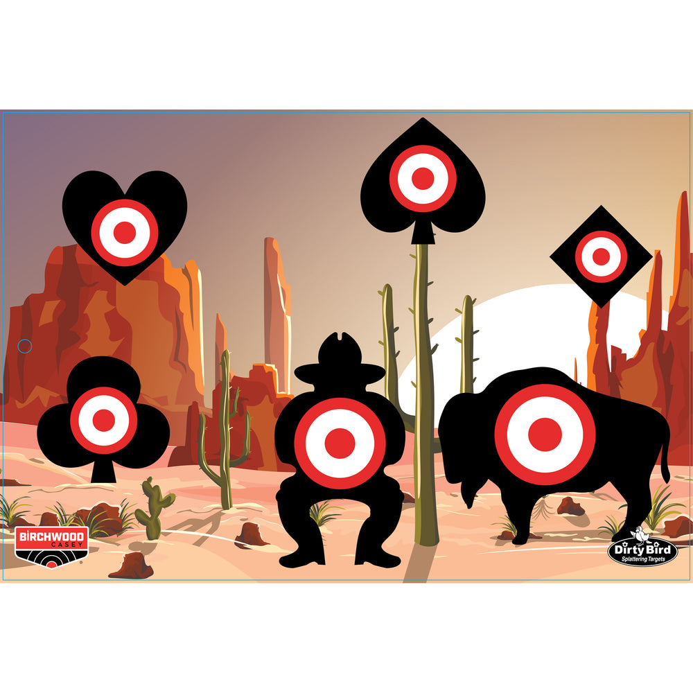Birchwood Casey Dirty Bird Aces High Target 6-Pack