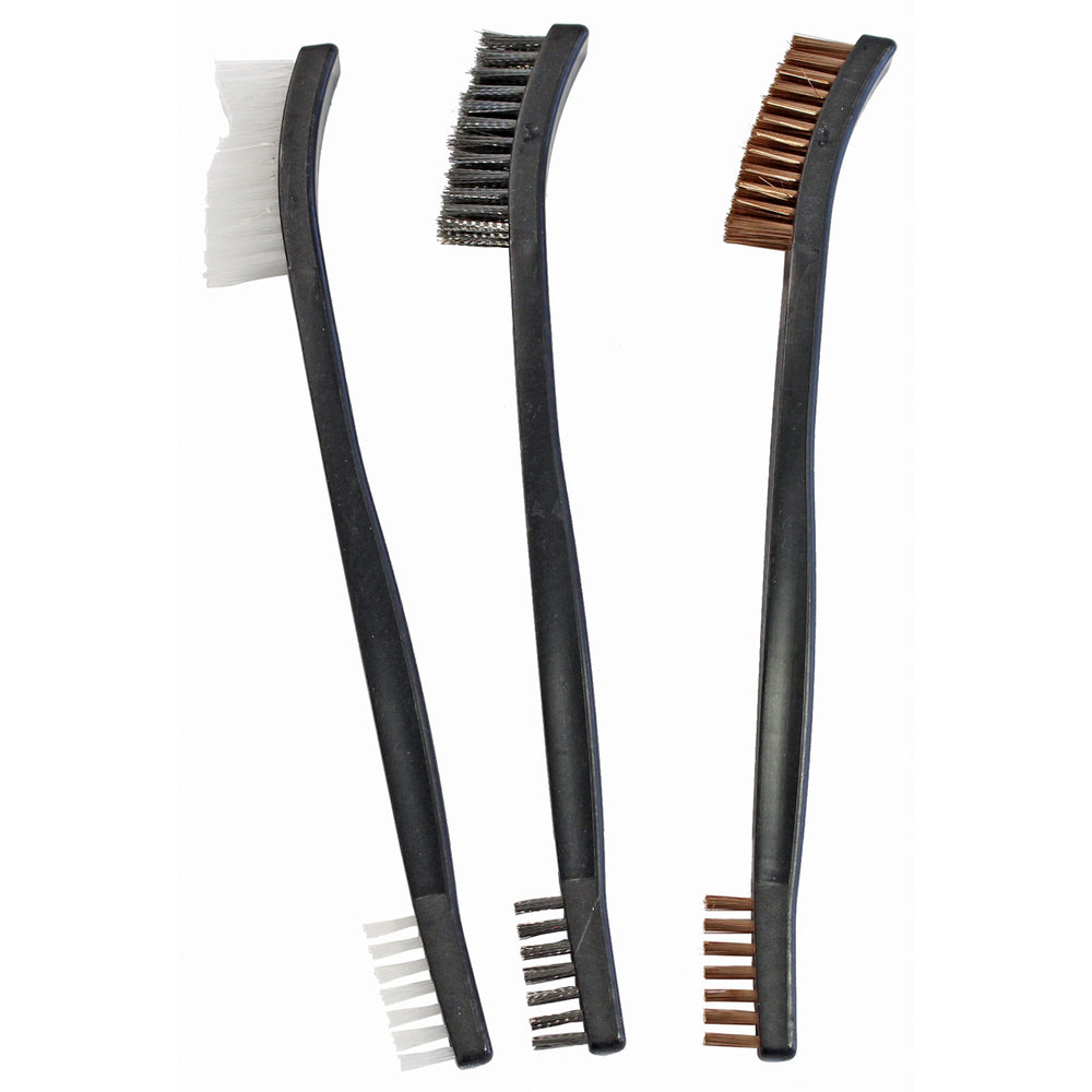 Birchwood Casey Utility Brushes Bronze/Nylon/Steel 3-Pack