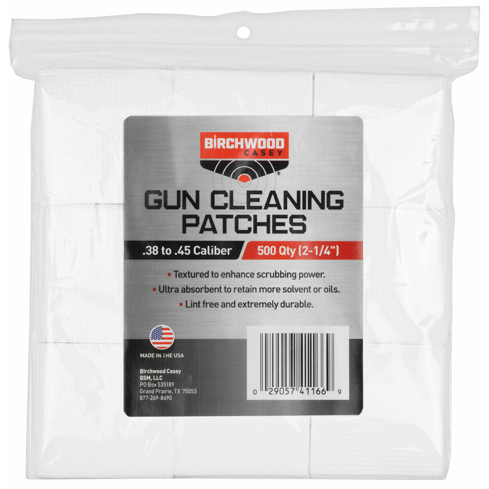 Birchwood Casey Patches 2-1/4 .38-.45 Caliber 500-Pack