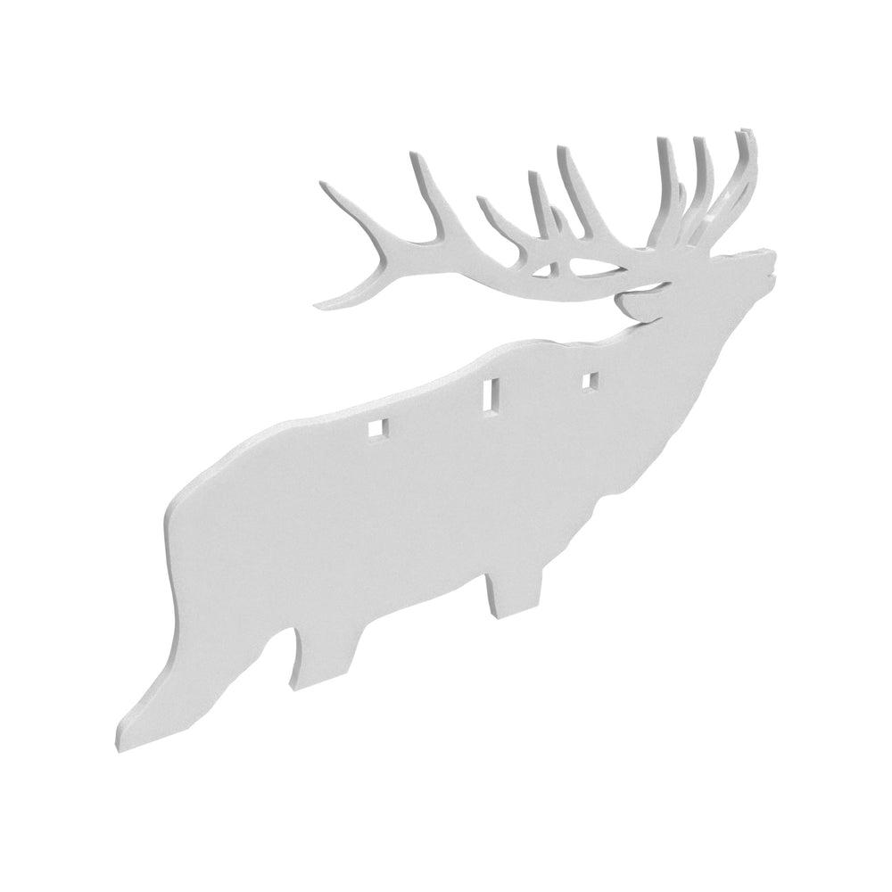 Birchwood Casey AR500 3/8 Silhouette ELK White