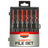 Birchwood Casey Gunsmithing File Set 6-Piece Black/Red photo 1
