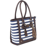 Bulldog Tote Purse Navy photo 1