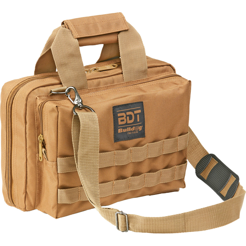 Bulldog Deluxe 2 Pistol Range Bag Tan