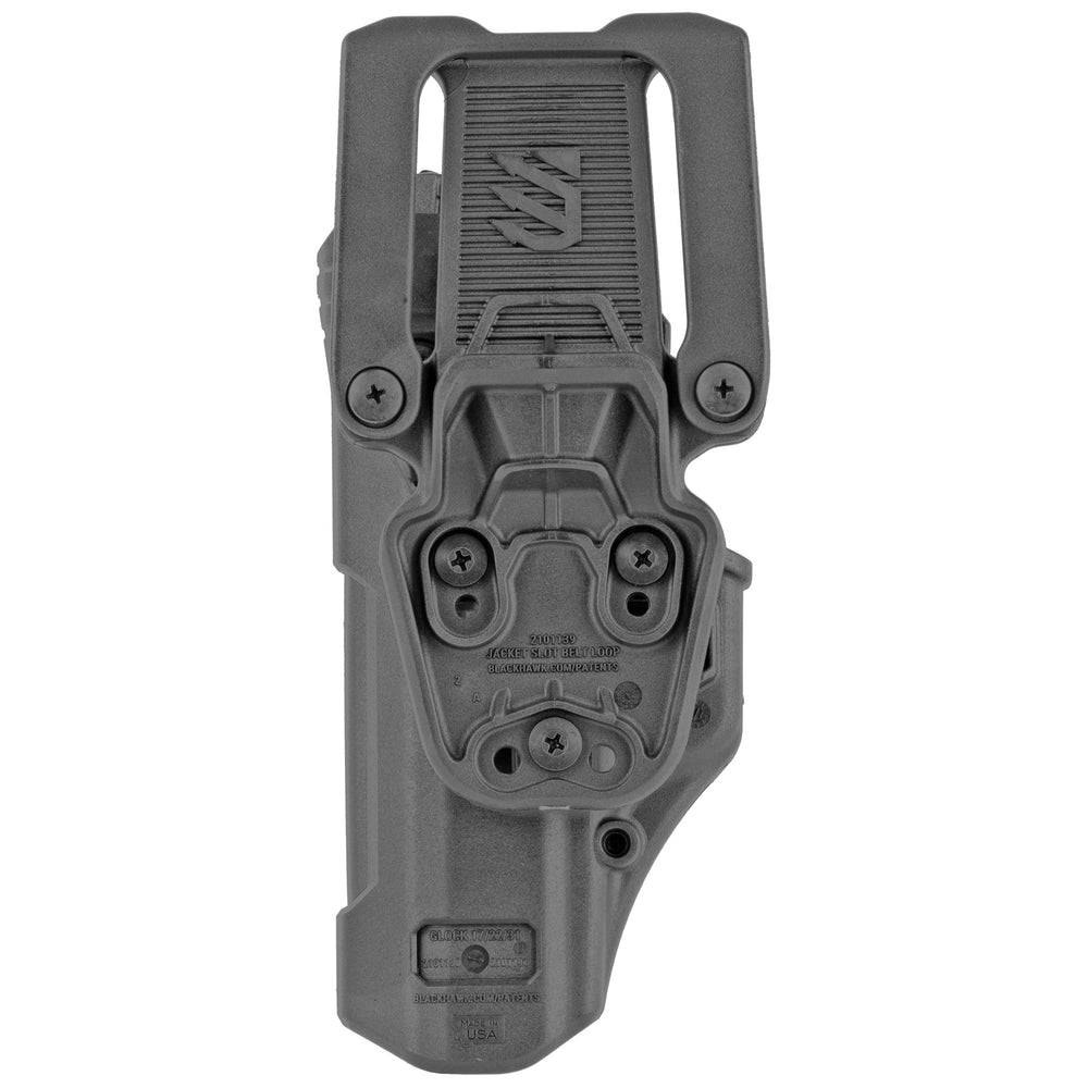 Blackhawk T-Ser L2D For Glock 17/19 Black Right-Hand