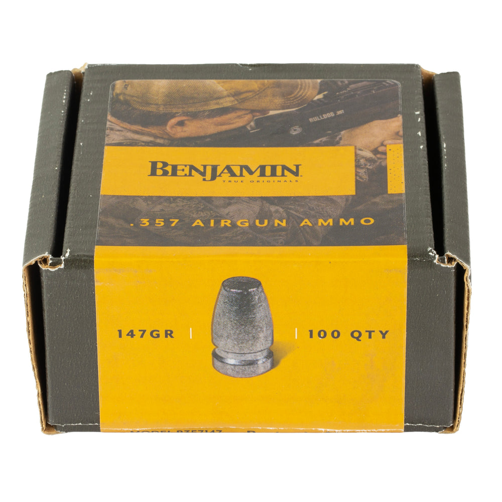Benjamin .357 Caliber 147-Grain Flat Point PLLT