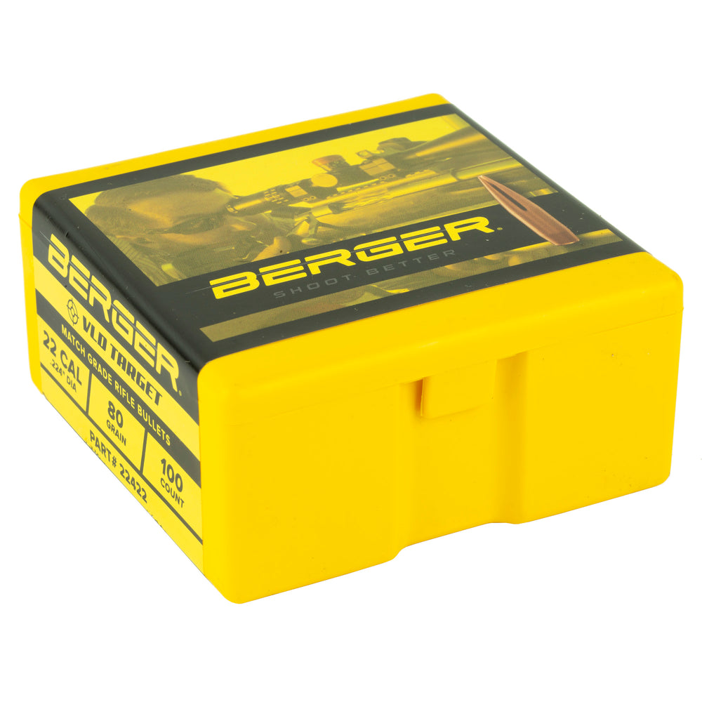Berger .224 80G Target VLD 100-Count