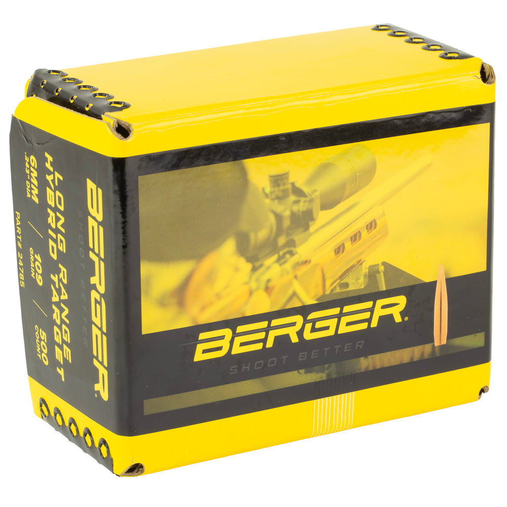 Berger .243/6mm 109G HBRD Target 500-Count