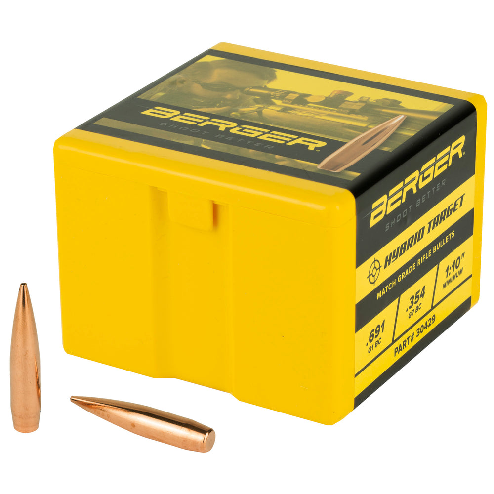Berger .30 215-Grain Hybrid Target 100-Count