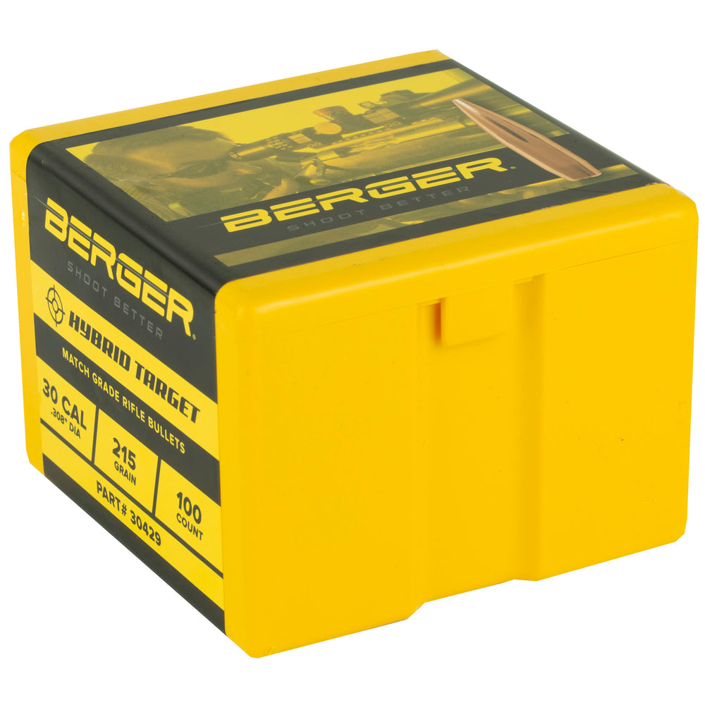 Berger .30 215-Grain Hybrid Target 100-Count
