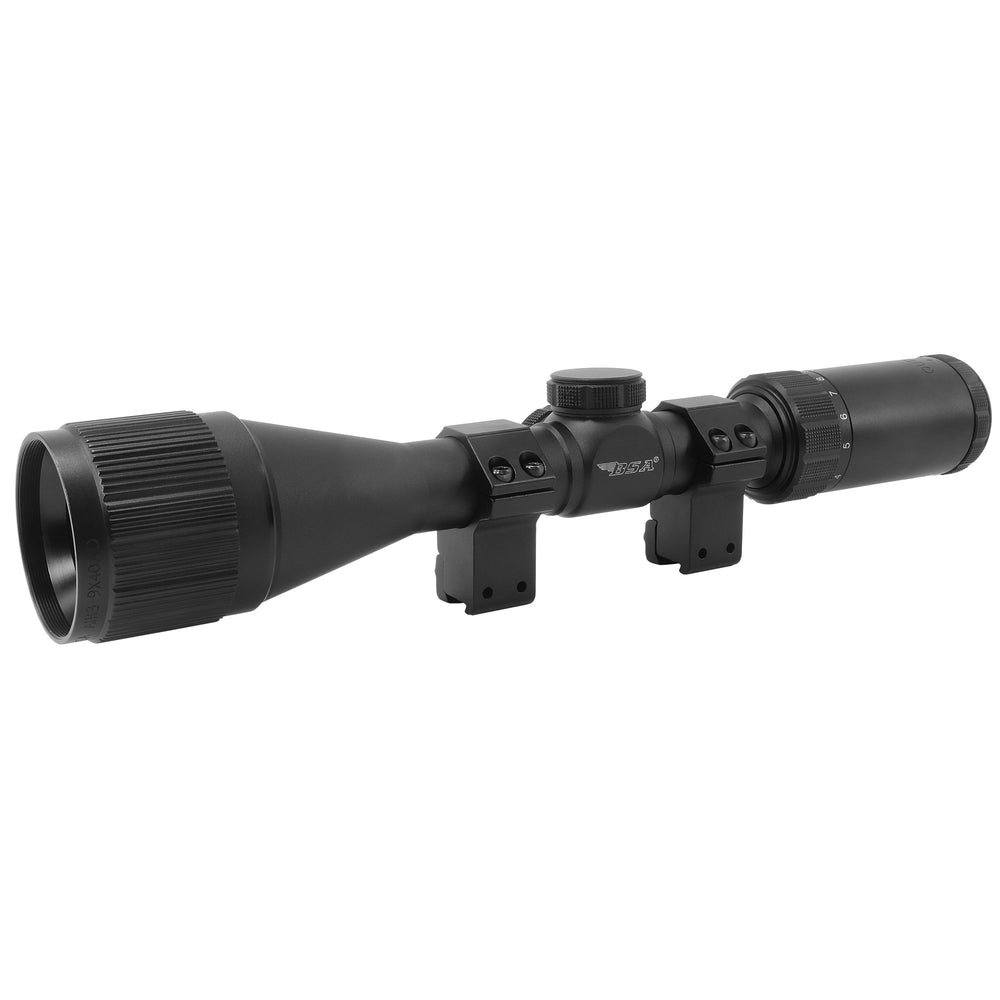 BSA Outlook 3X-9X 40mm Mil Adjustable Objective