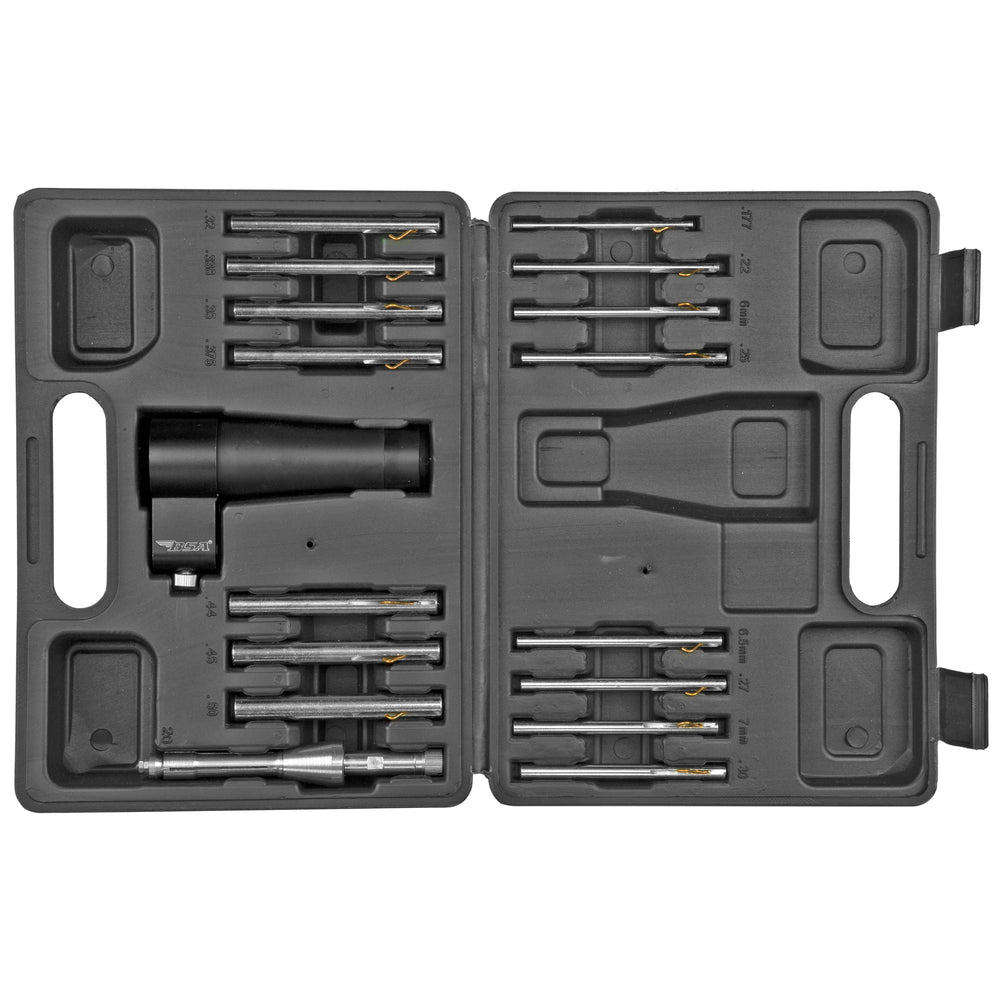 BSA Boresighter Kit W/ Adjustable Arbor Black