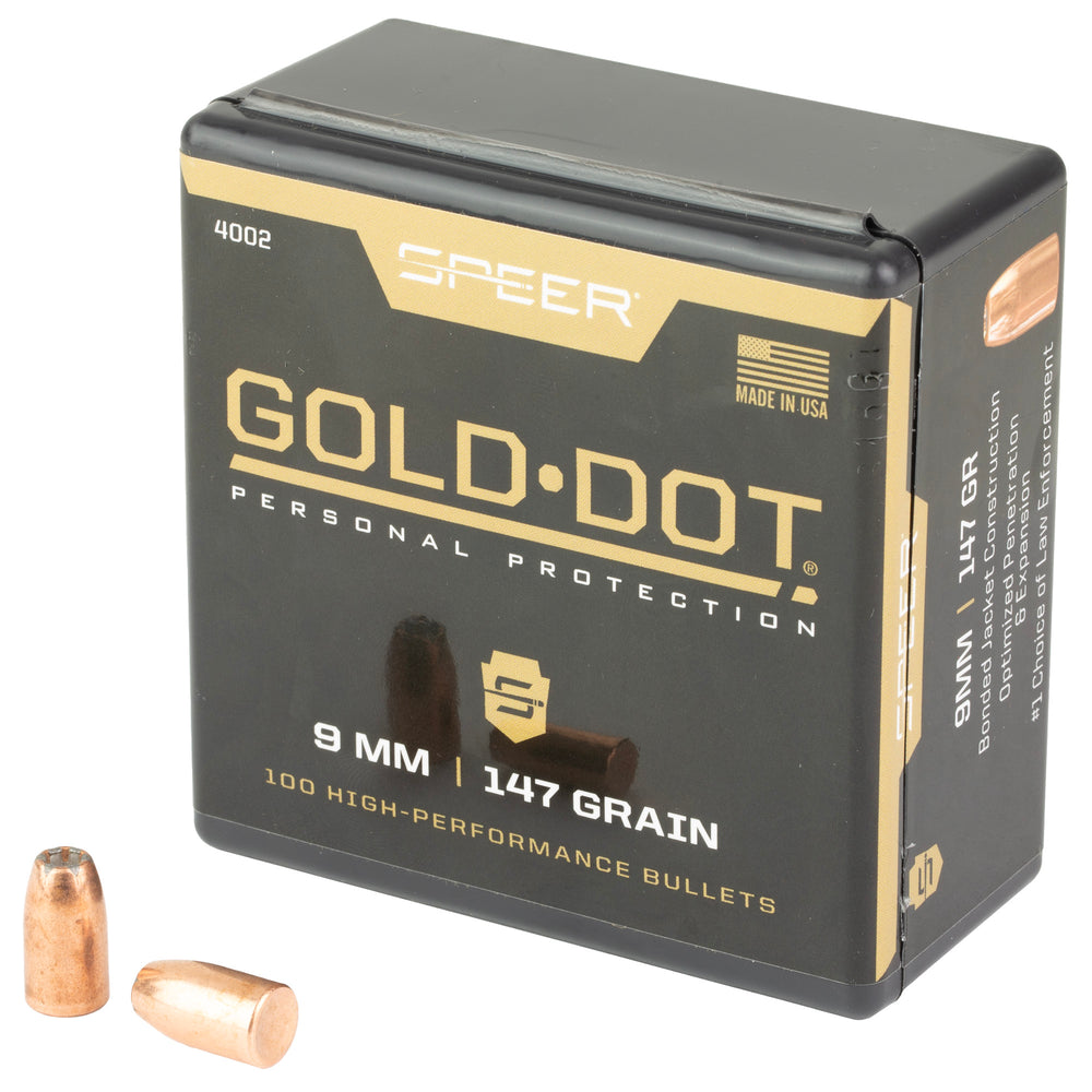 Springfield Gold Dot .355 147-Grain HP 100-Count