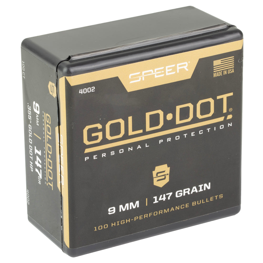Springfield Gold Dot .355 147-Grain HP 100-Count