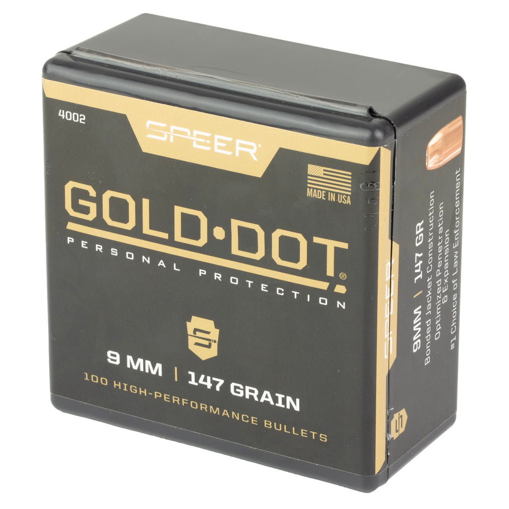 Springfield Gold Dot .355 147-Grain HP 100-Count