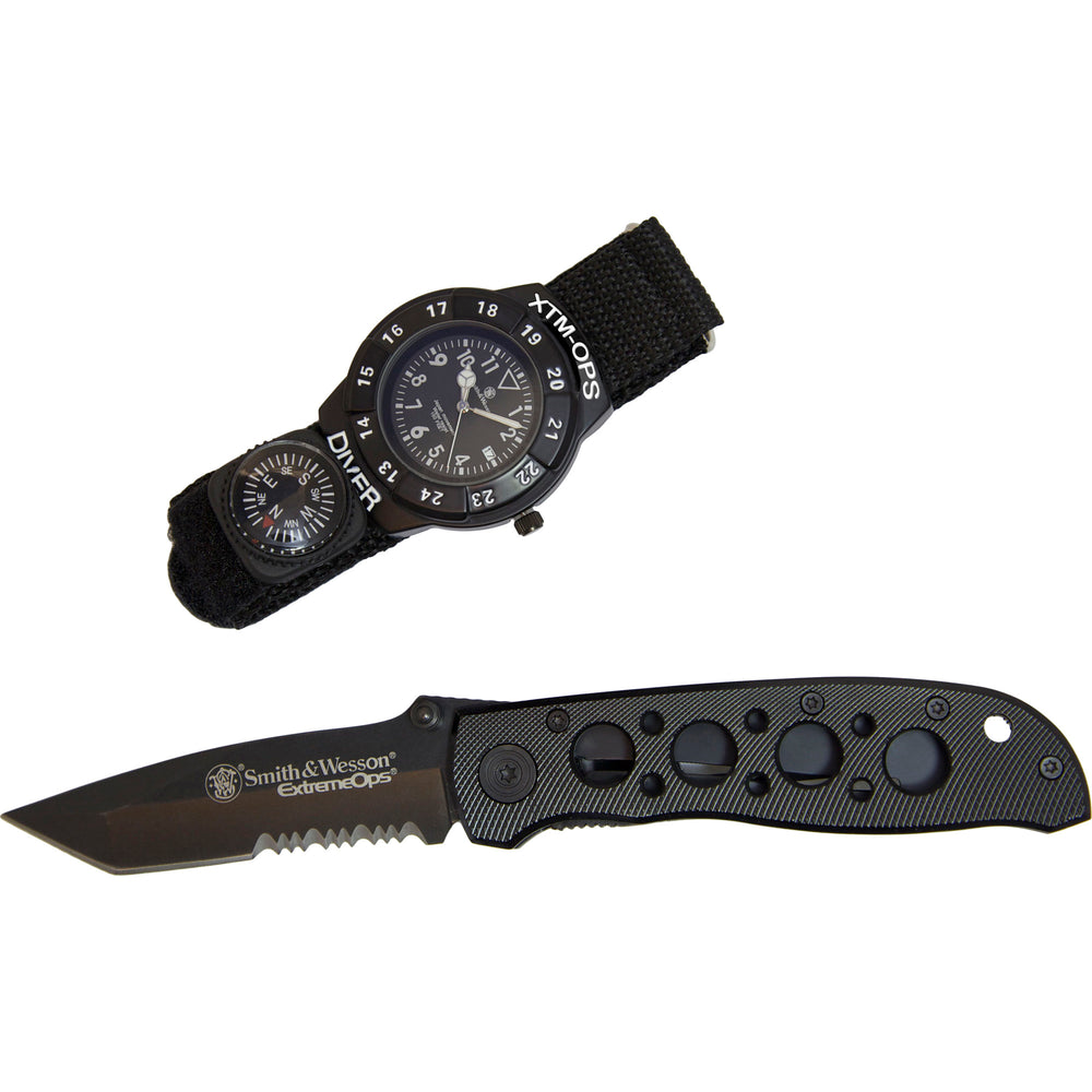 CBG S&W Extreme OPS Knife/Watch Black