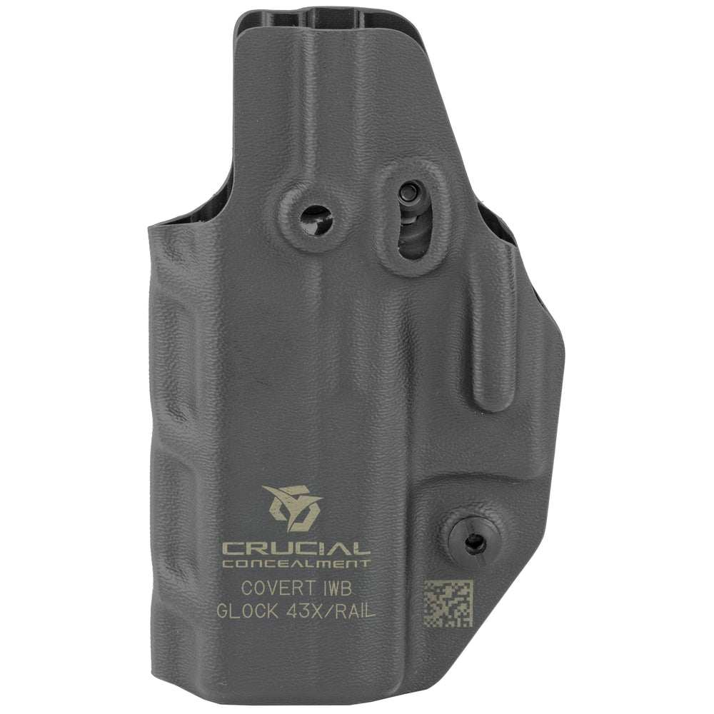 Crucial IWB For Glock 43/43X Ambidextrous Black