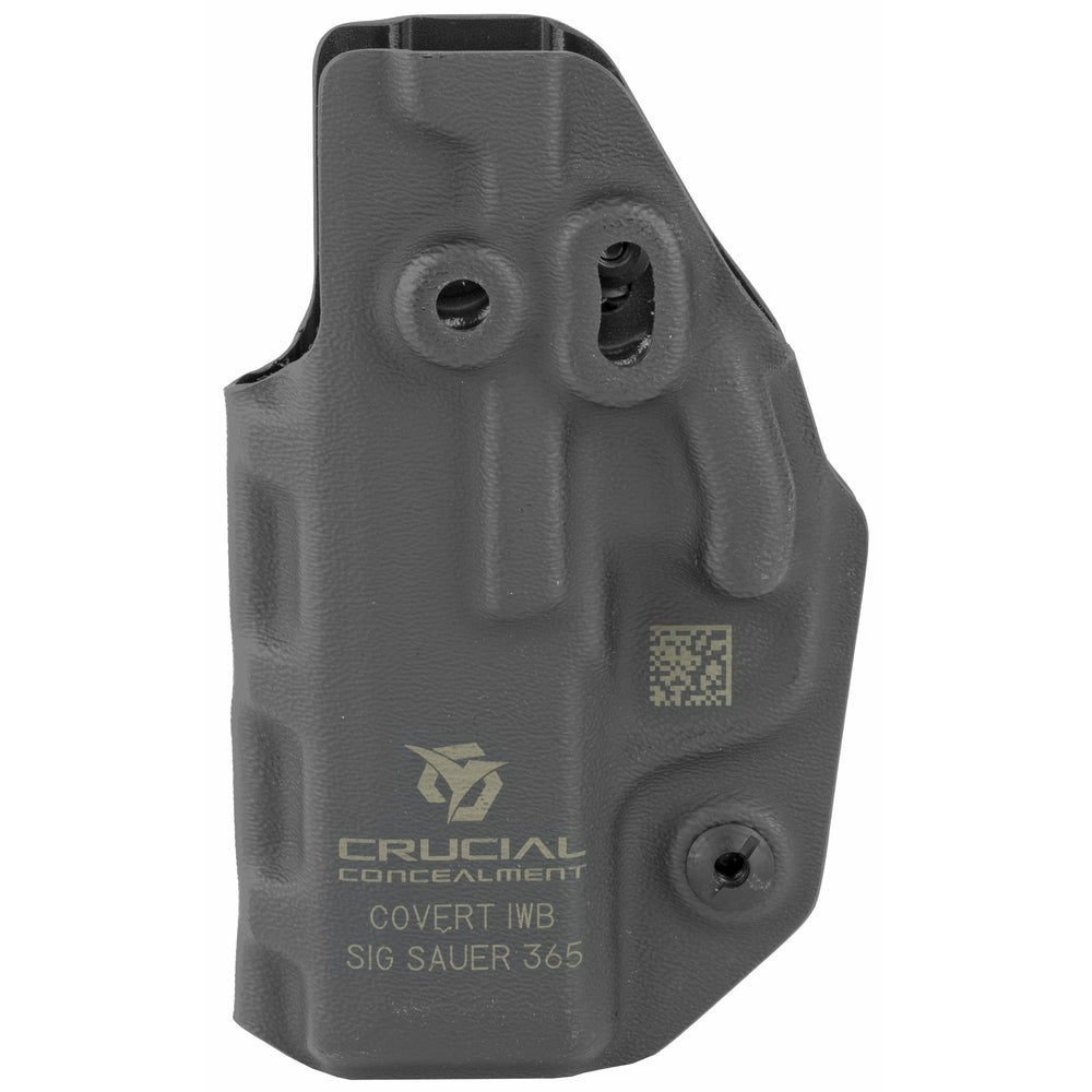 Crucial IWB For Sig P365 Ambidextrous Black