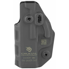 Crucial IWB For Sig P365 Ambidextrous Black