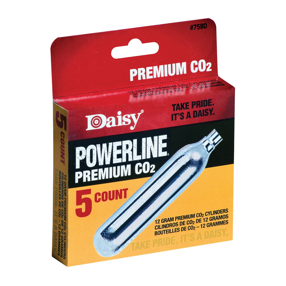 Daisy #7580 CO2 Cylinders 5/Box