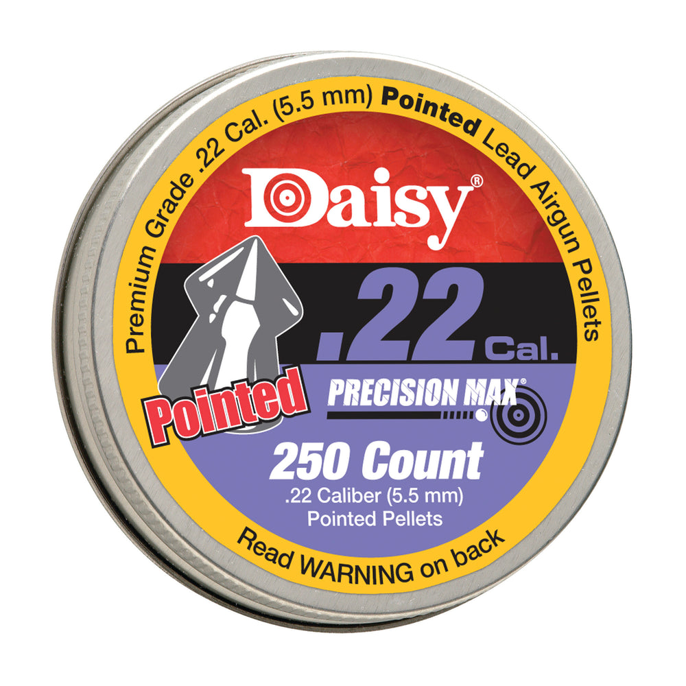 Daisy 22 Caliber Pointed Pellet 250-Count Tin